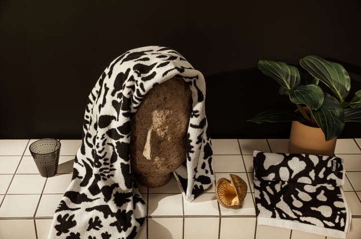 Oiva Toikka Cheetah Handtuch 50 x 70cm, Schwarz-weiß Iittala