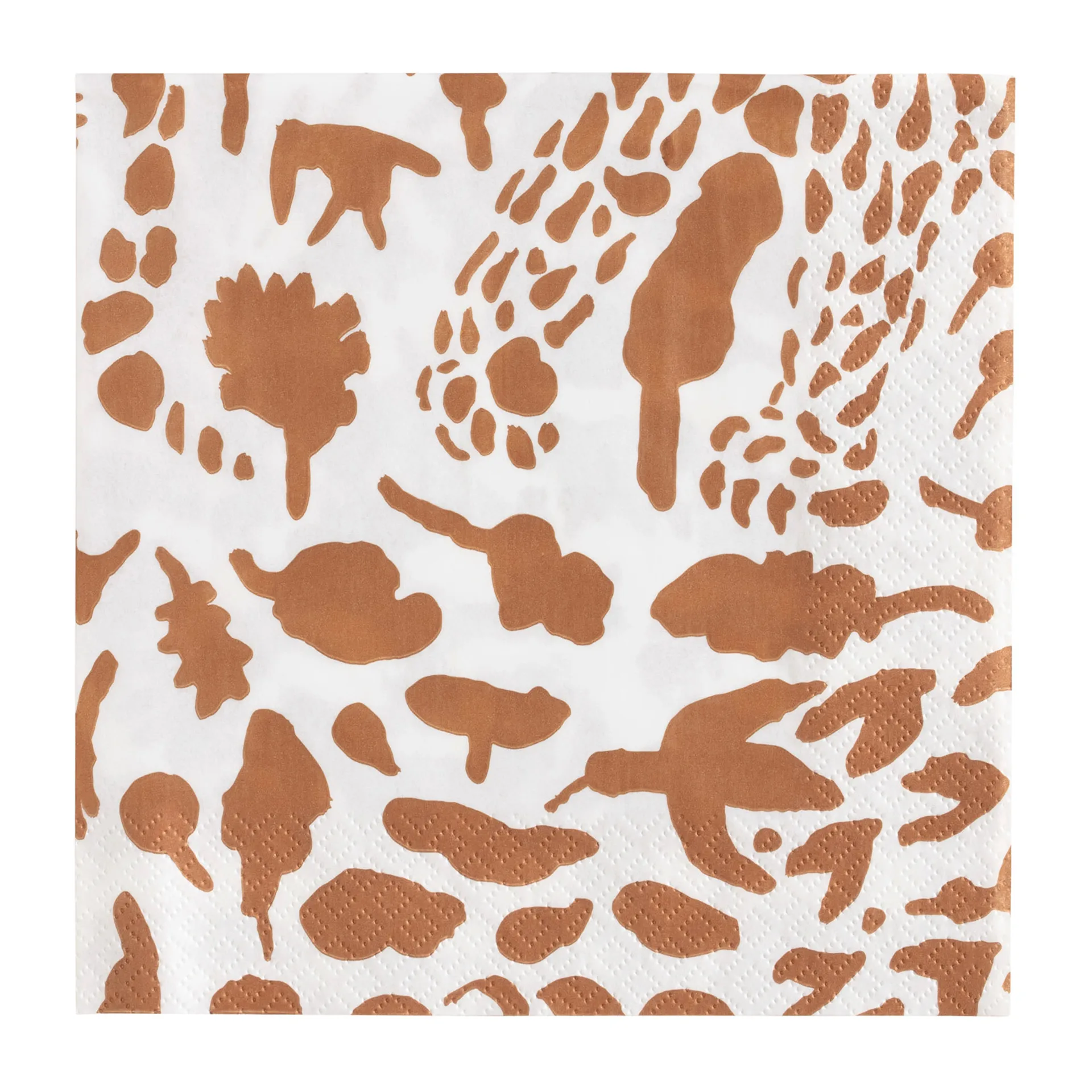 Oiva Toikka Cheetah Serviette 20er Pack, Braun-weiß Iittala