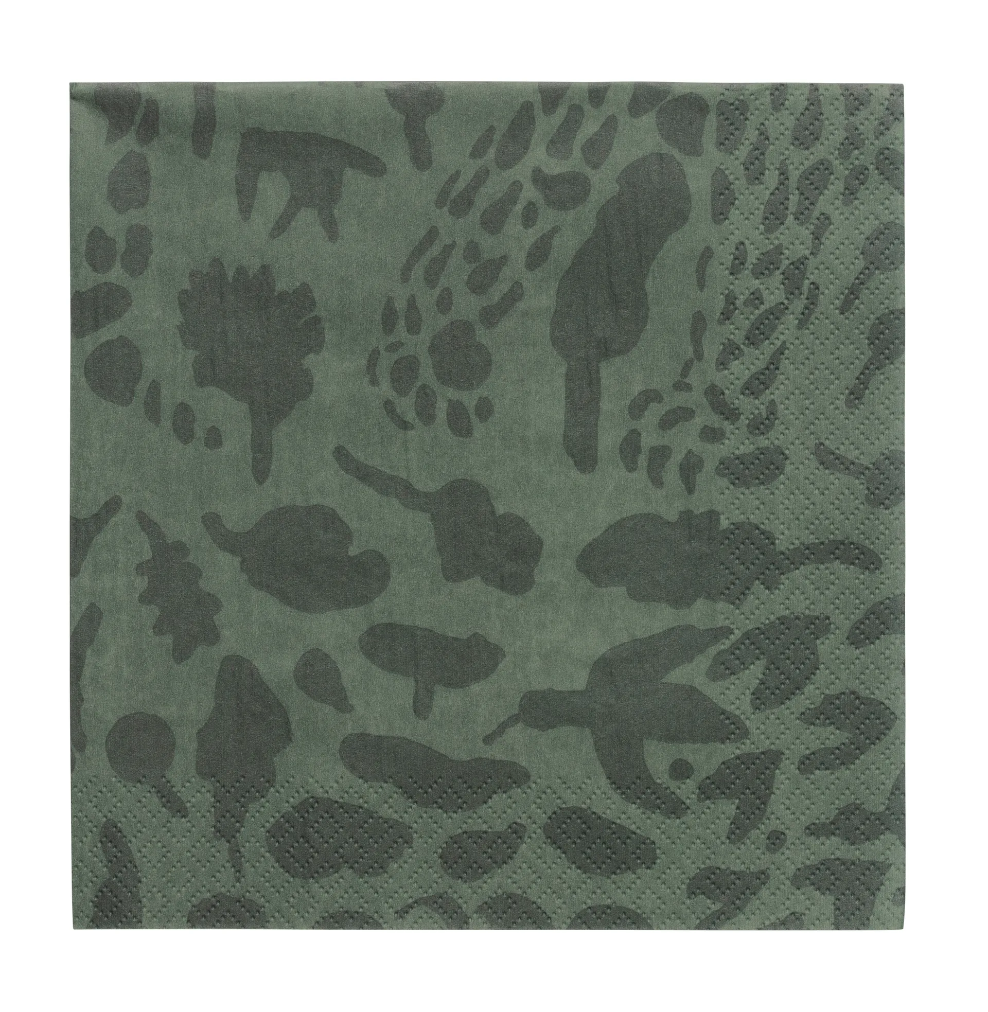 Oiva Toikka Cheetah Serviette 20er Pack, Grün Iittala