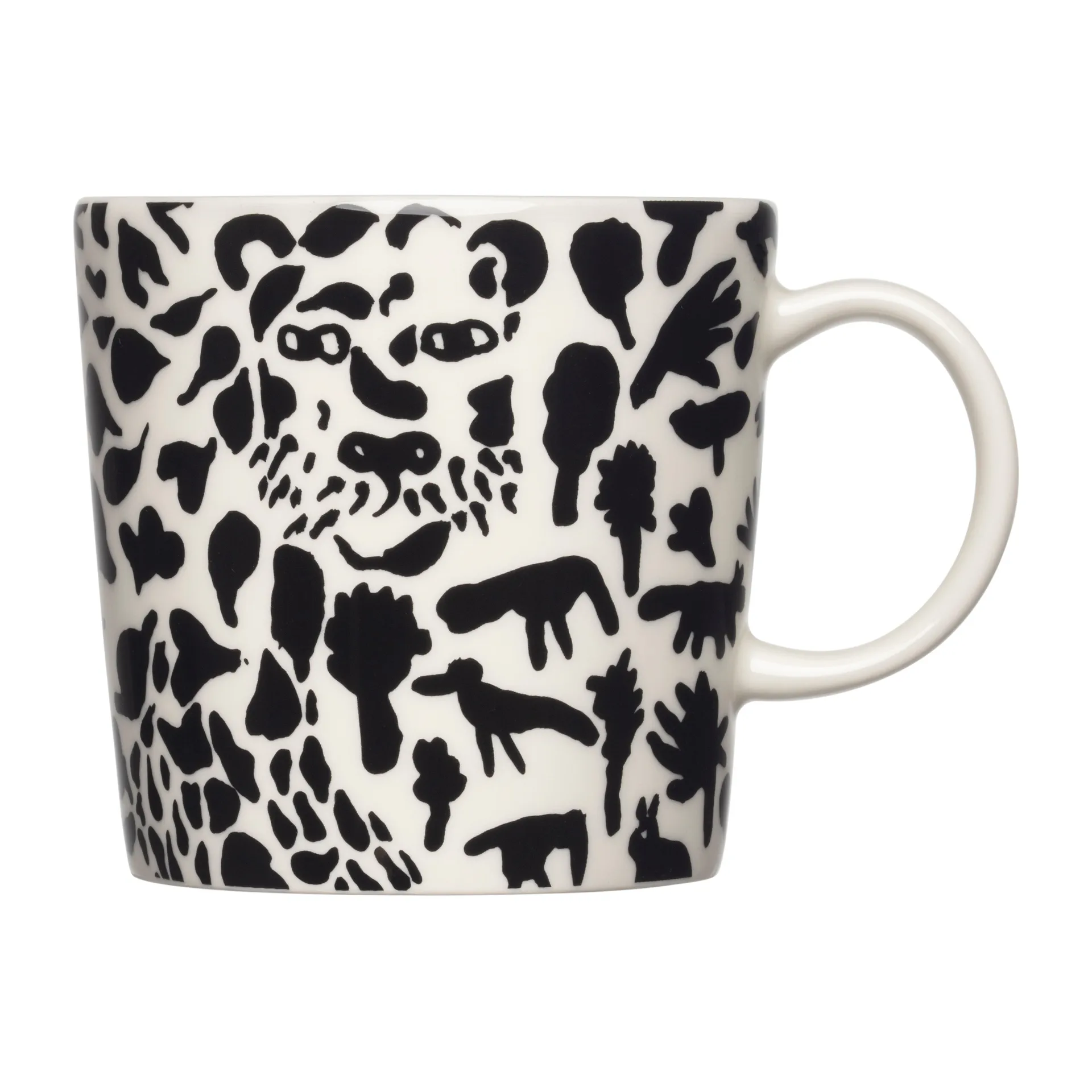 Oiva Toikka Cheetah Tasse 30cl, Schwarz-weiß Iittala