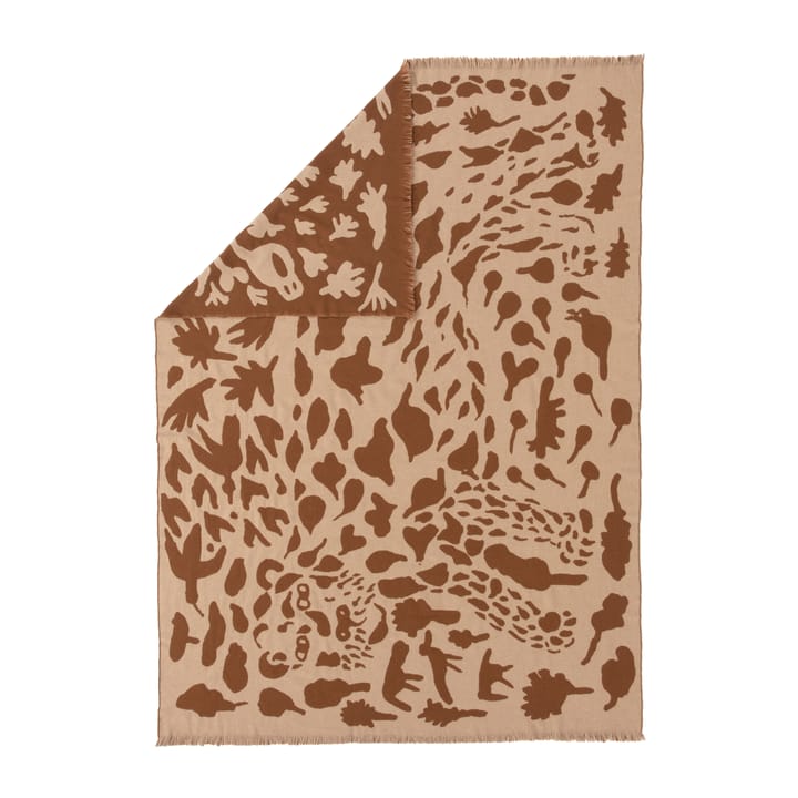 Oiva Toikka Cheetah Wolldecke 130 x 180cm - Braun - Iittala