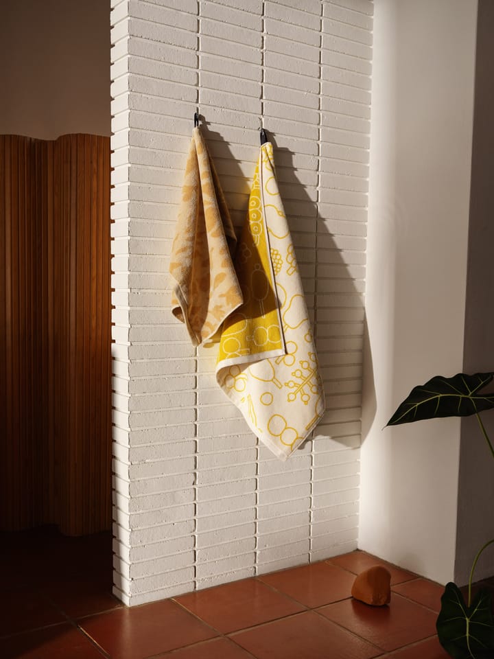 Oiva Toikka Frutta Badetuch 70 x 140cm, Gelb Iittala