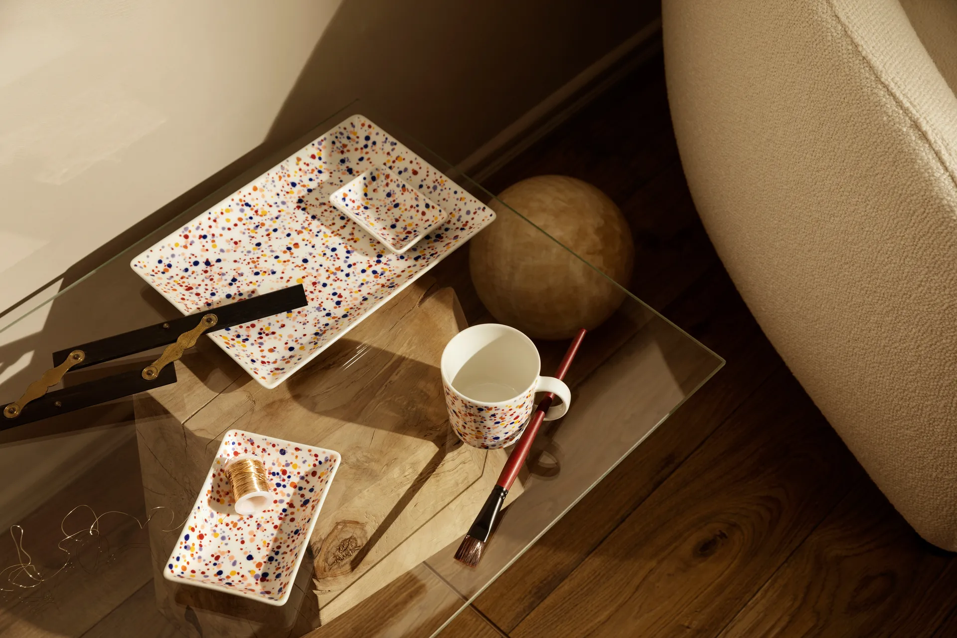 Oiva Toikka Helle A4 Teller 21 x 29cm, Ametist Iittala