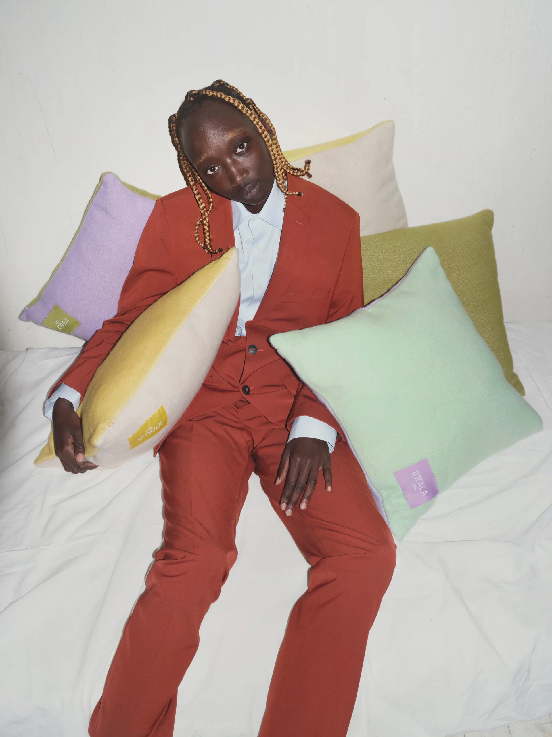 Play Kissenbezug 48x48 cm, Beige-Gelb Iittala