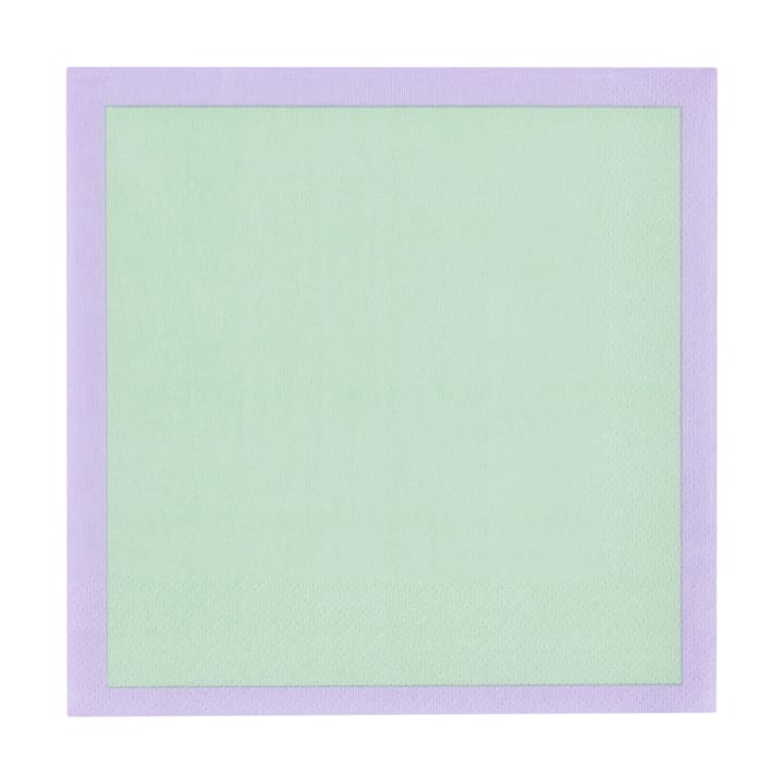 Play Papierservietten 33x33 cm 20er-Pack - Mint-Lila - Iittala