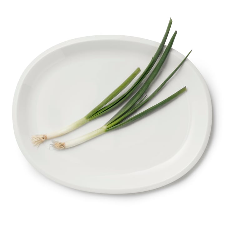 Raami ovaler Servierteller 35cm, Weiß Iittala