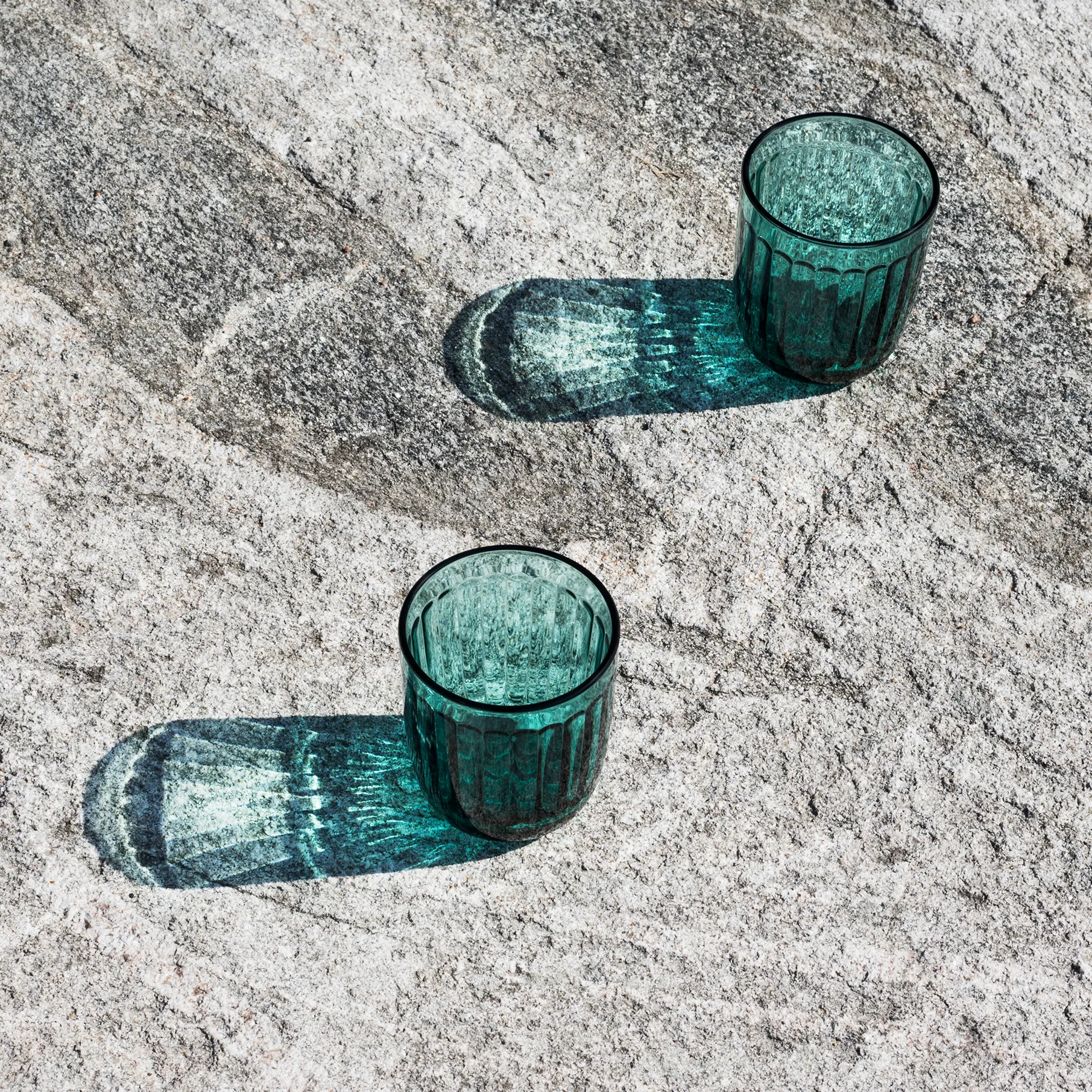 Raami Wasserglas 26 cl 2er-Pack, Meeresblau Iittala