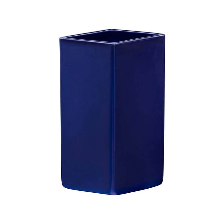 Ruutu Keramikvase 180mm, Dunkelblau Iittala