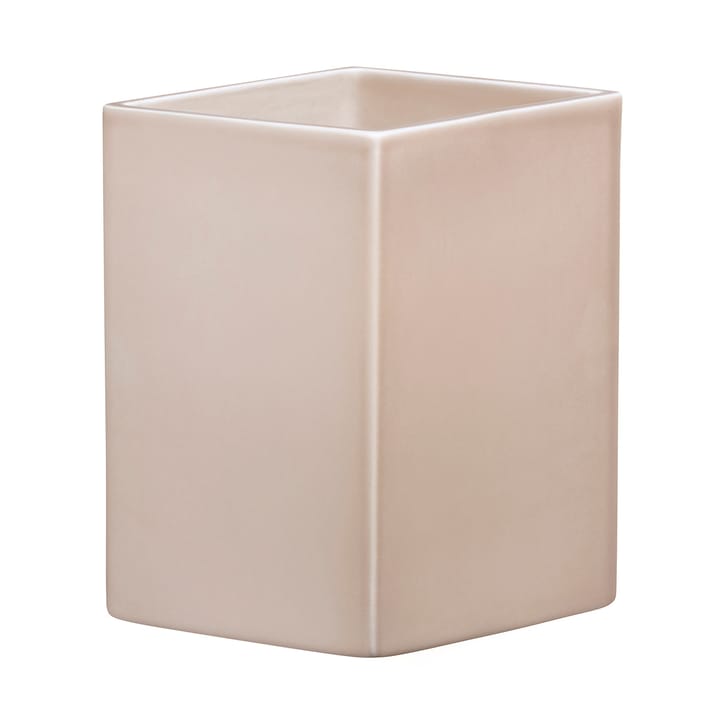 Ruutu Keramikvase 225mm, Beige Iittala