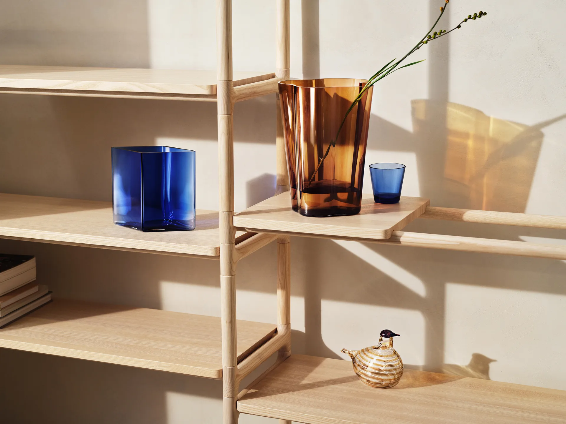 Ruutu Vase 20,5 x 18cm, Ultramarinblau Iittala