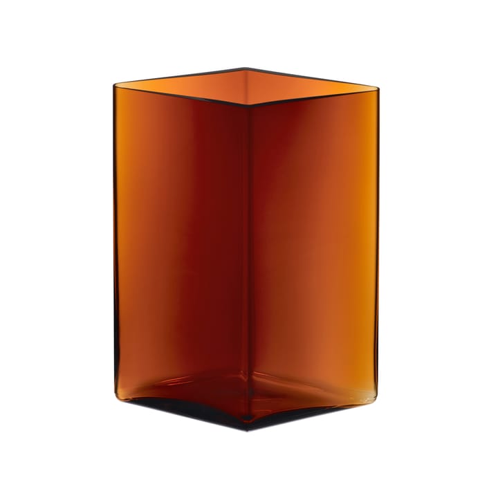 Ruutu Vase 20,5 x 27cm - Kupfer - Iittala