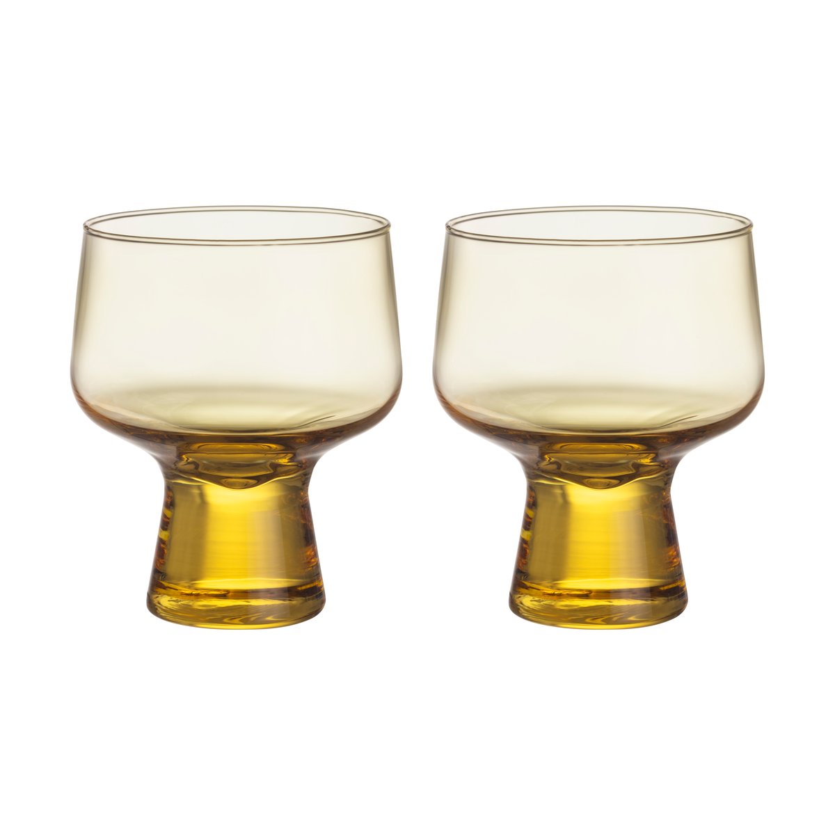 Iittala Solare Kelch 29 cl 2er-Pack Feuergelb