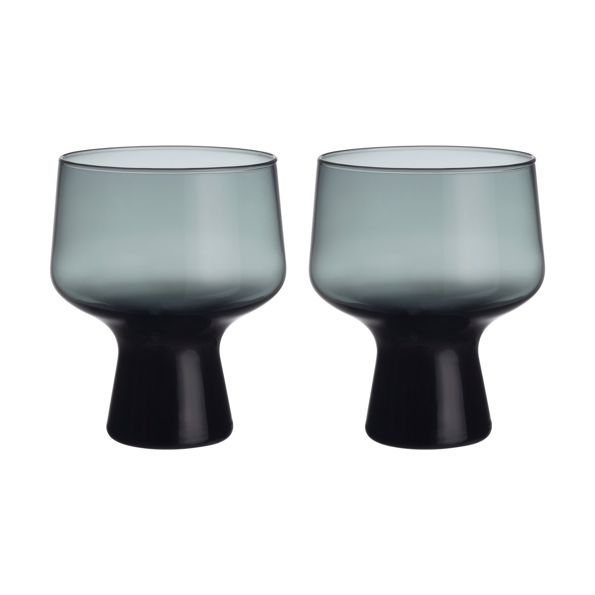 Iittala Solare Kelch  29 cl 2er-Pack Stahlgrau