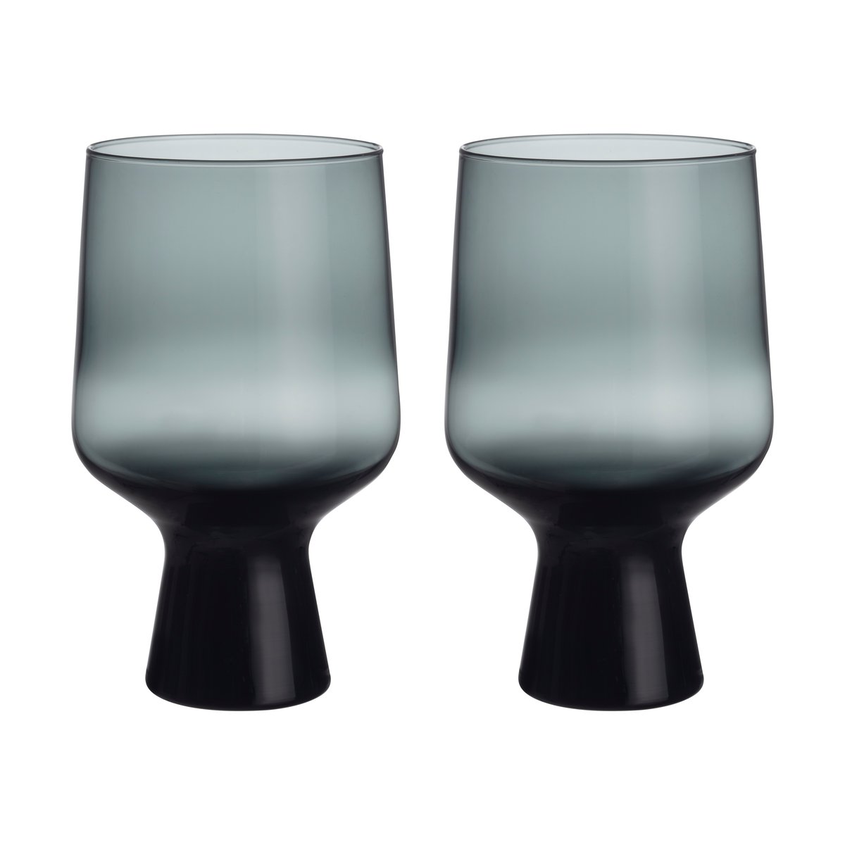 Iittala Solare Kelch  40 cl 2er-Pack Stahlgrau
