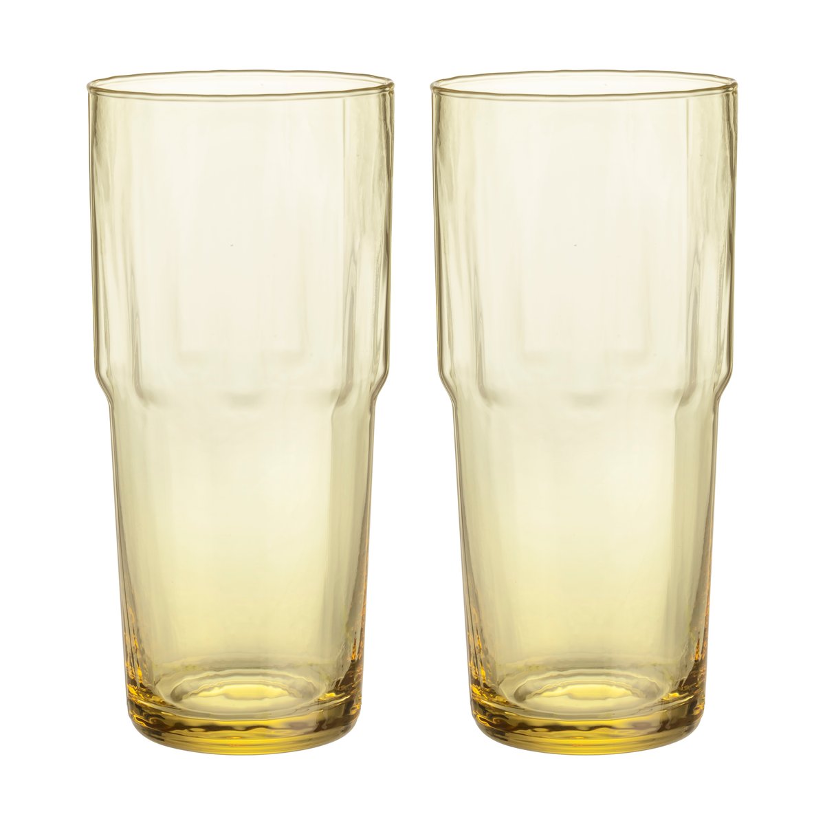 Iittala Solare Trinkglas hoch 39 cl 2er-Pack Feuergelb
