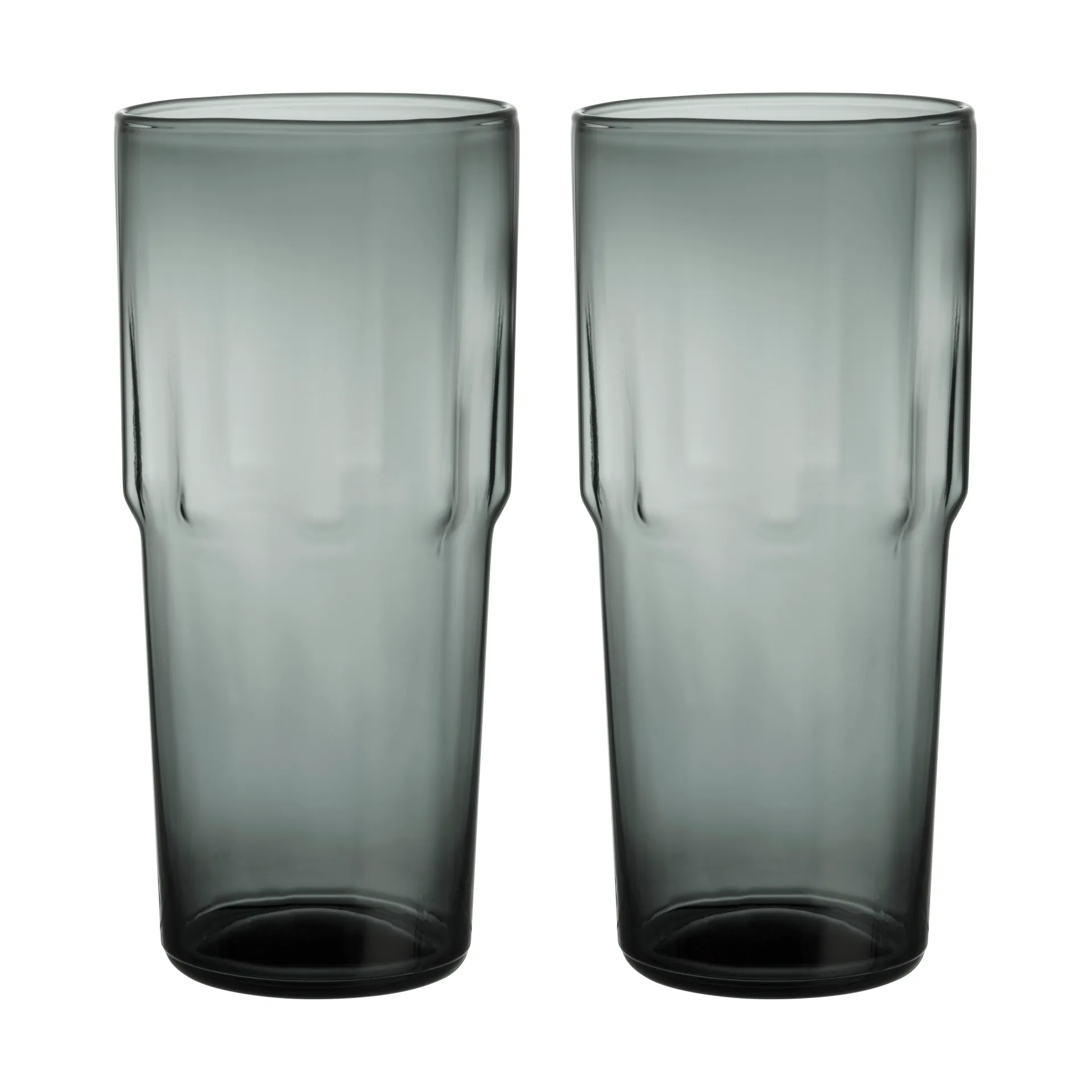 Solare Trinkglas hoch 39 cl 2er-Pack, Stahlgrau Iittala