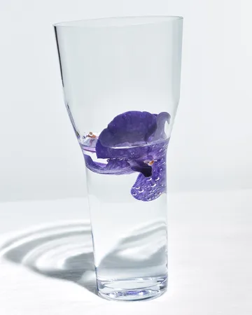 Solare Vase hoch Ø12x26 cm - Klar - Iittala