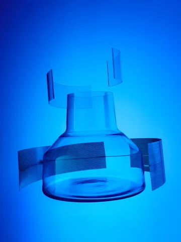 Solare Vase niedrig Ø22x20 cm - Klar - Iittala