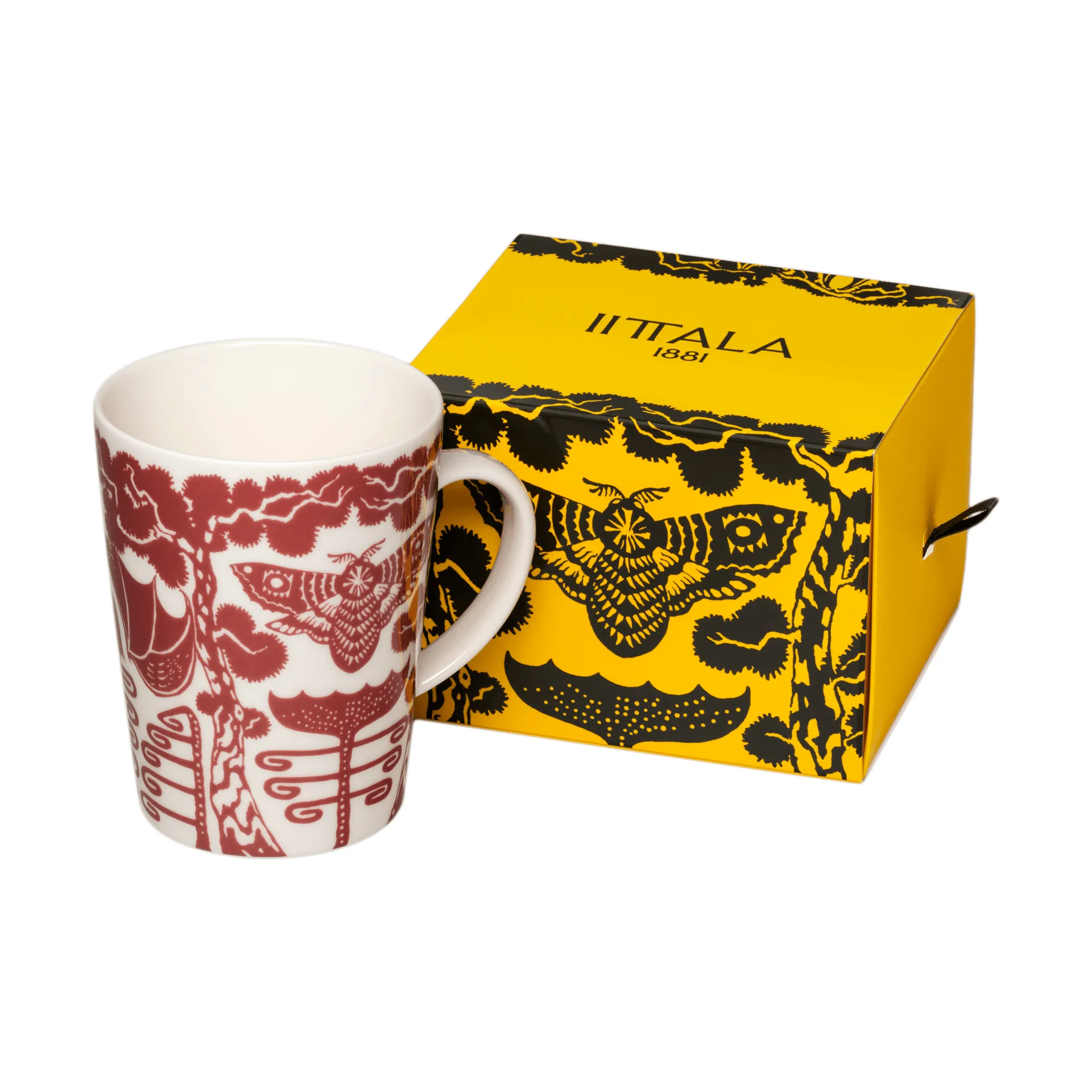 Taika Becher 40 cl Geschenkverpackung, Yö granatrot Iittala