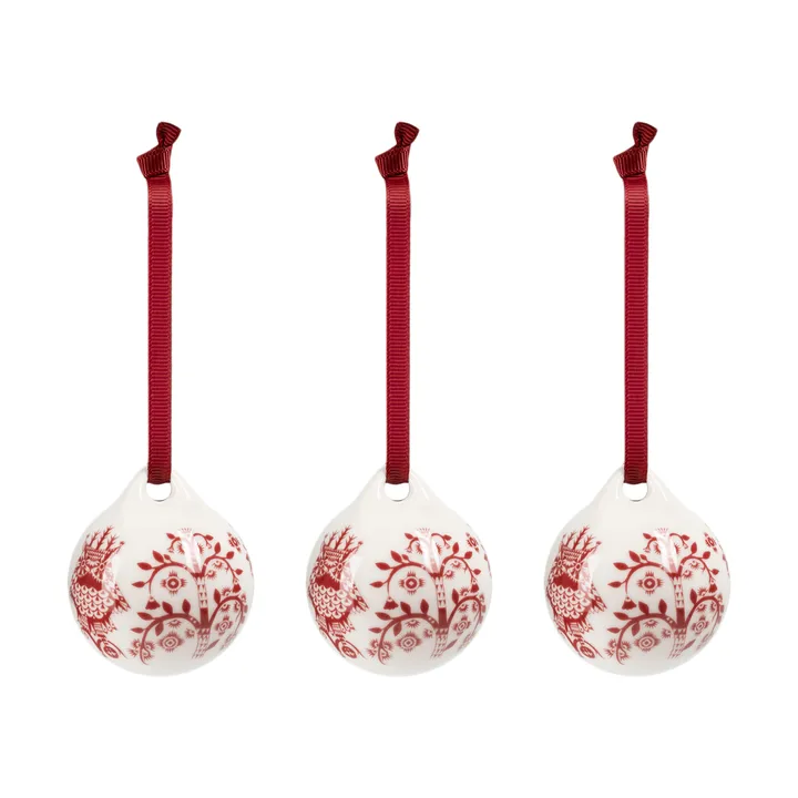 Taika Dekoration - Granatrot, 5 cm, 3er-Pack - Iittala