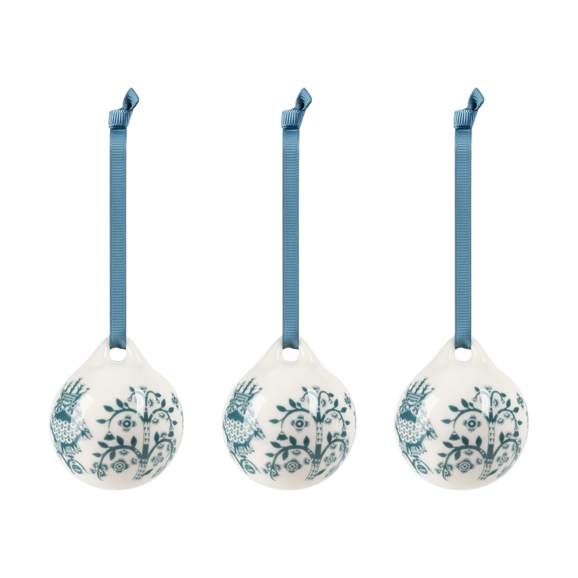 Taika Dekoration, Stahlblau, 5 cm, 3er-Pack Iittala