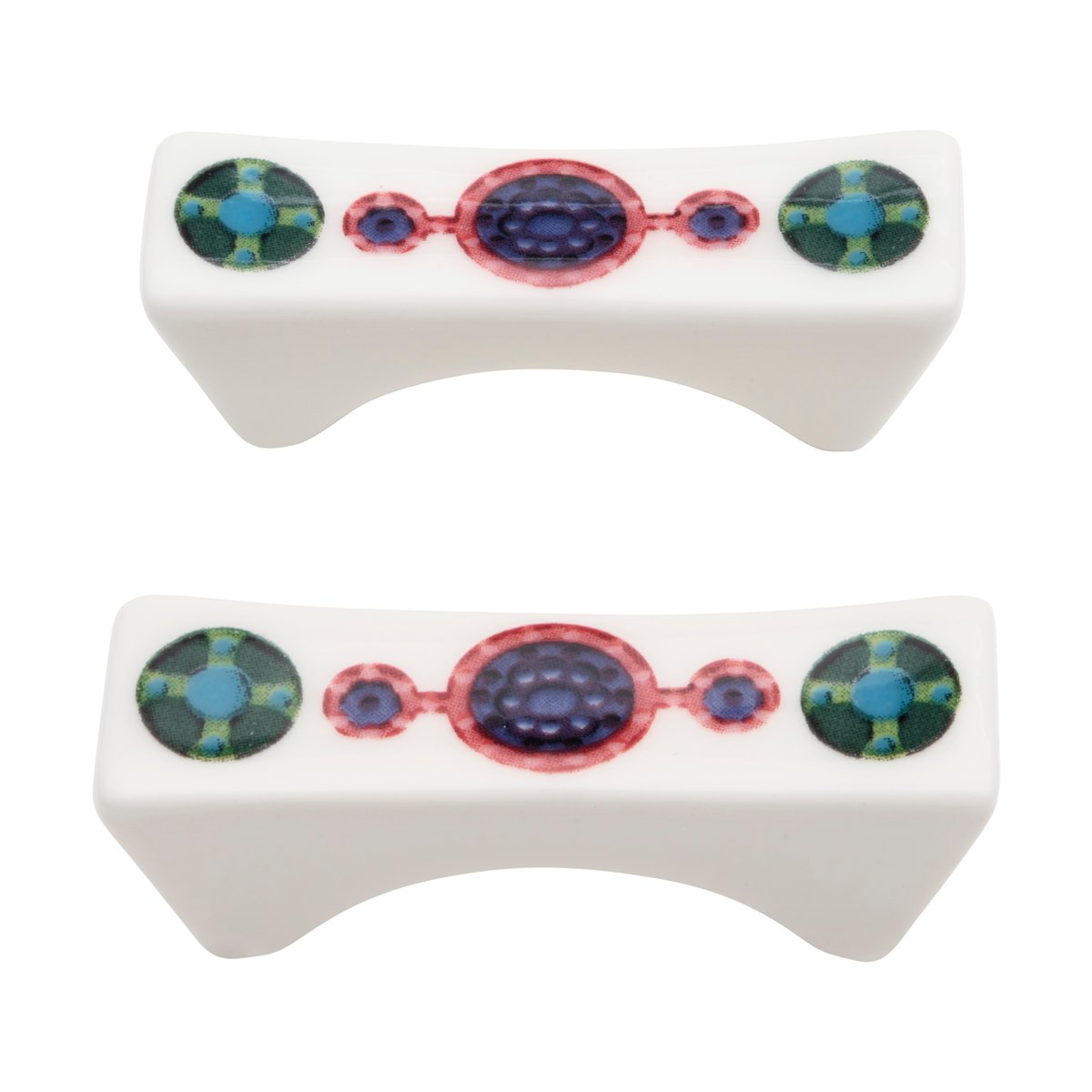 Iittala Taika Sato Essstäbchen Halter 2er Pack Weiß-bunt