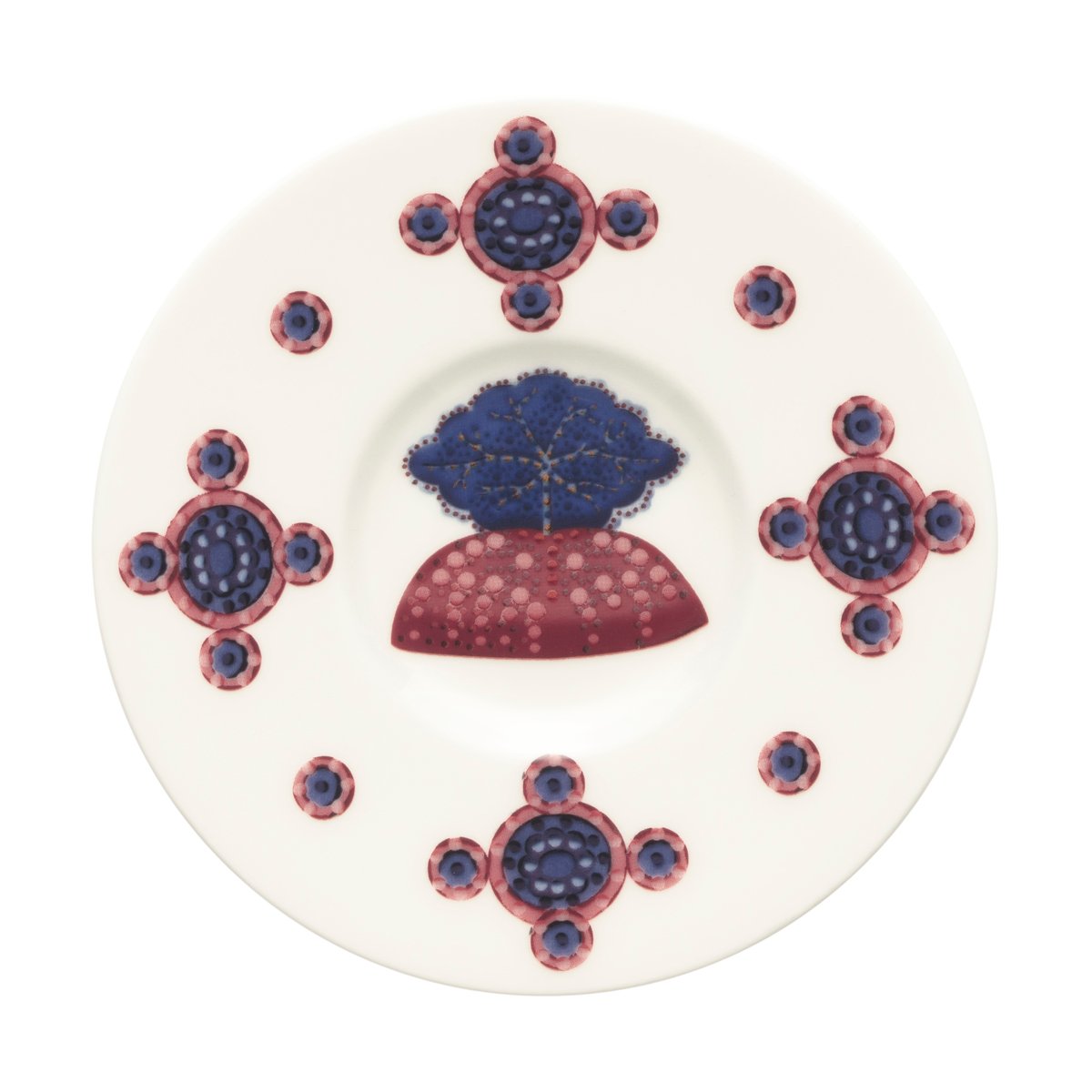 Iittala Taika Sato Untertasse Ø11 cm Weiß-bunt