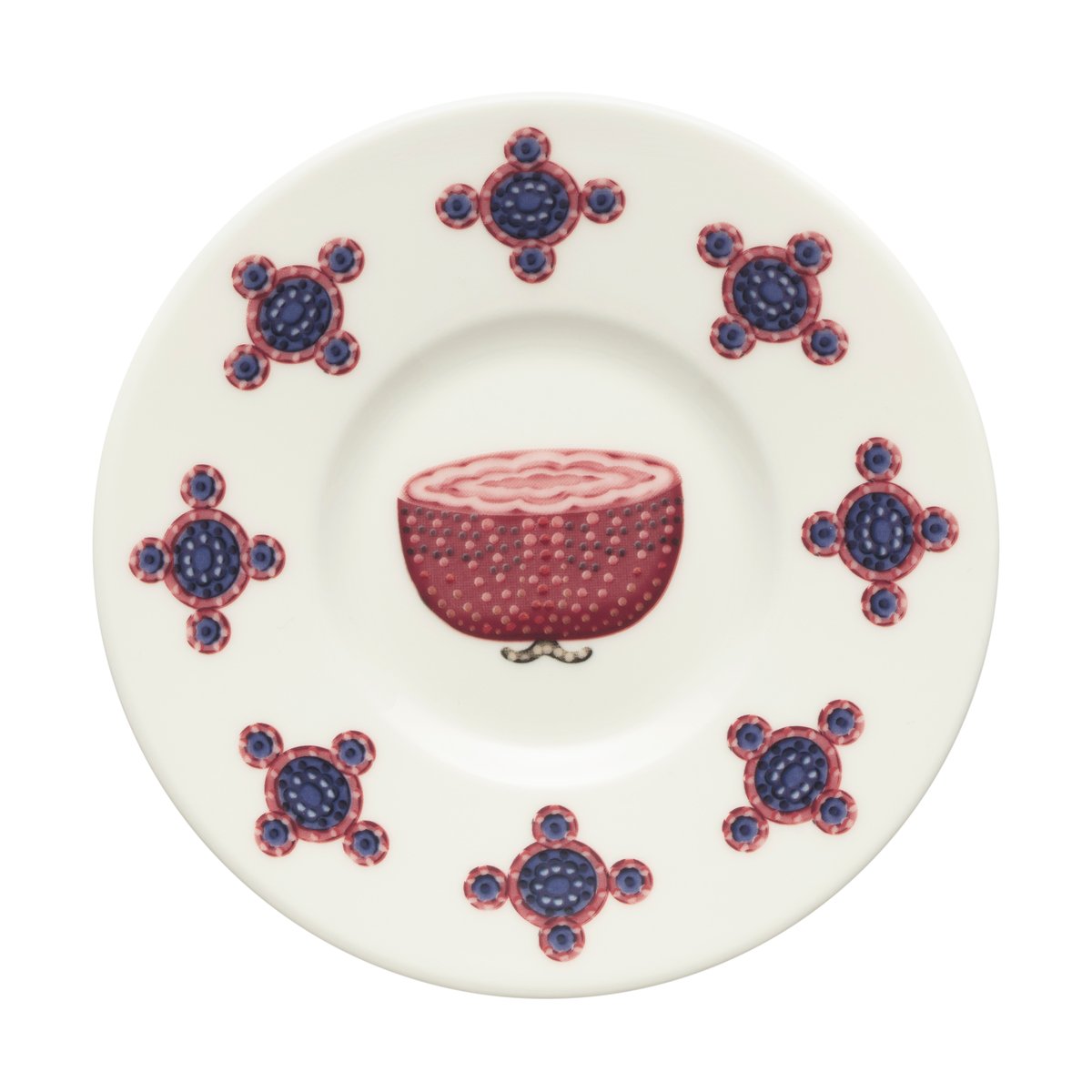 Iittala Taika Sato Untertasse Ø15 cm Weiß-bunt