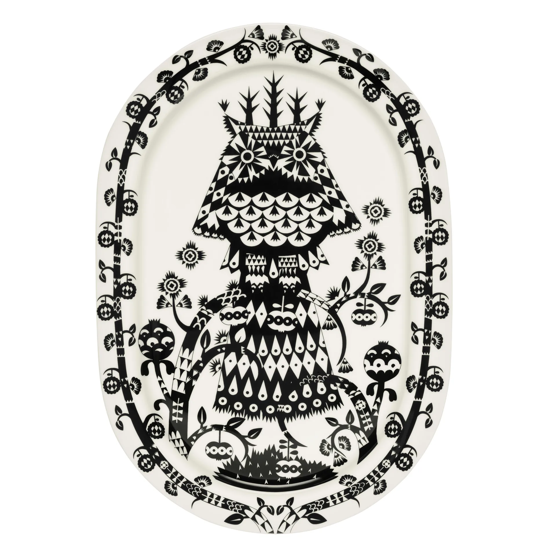 Taika Servierteller, Schwarz Iittala
