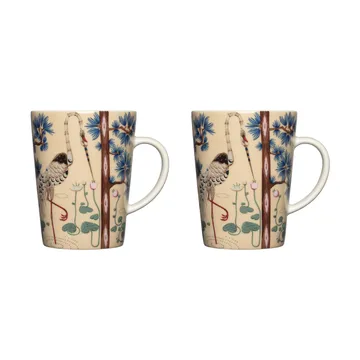 Taika Tasse 40 cl 15-jähriges Jubiläum 2er Pack - Linne - Iittala