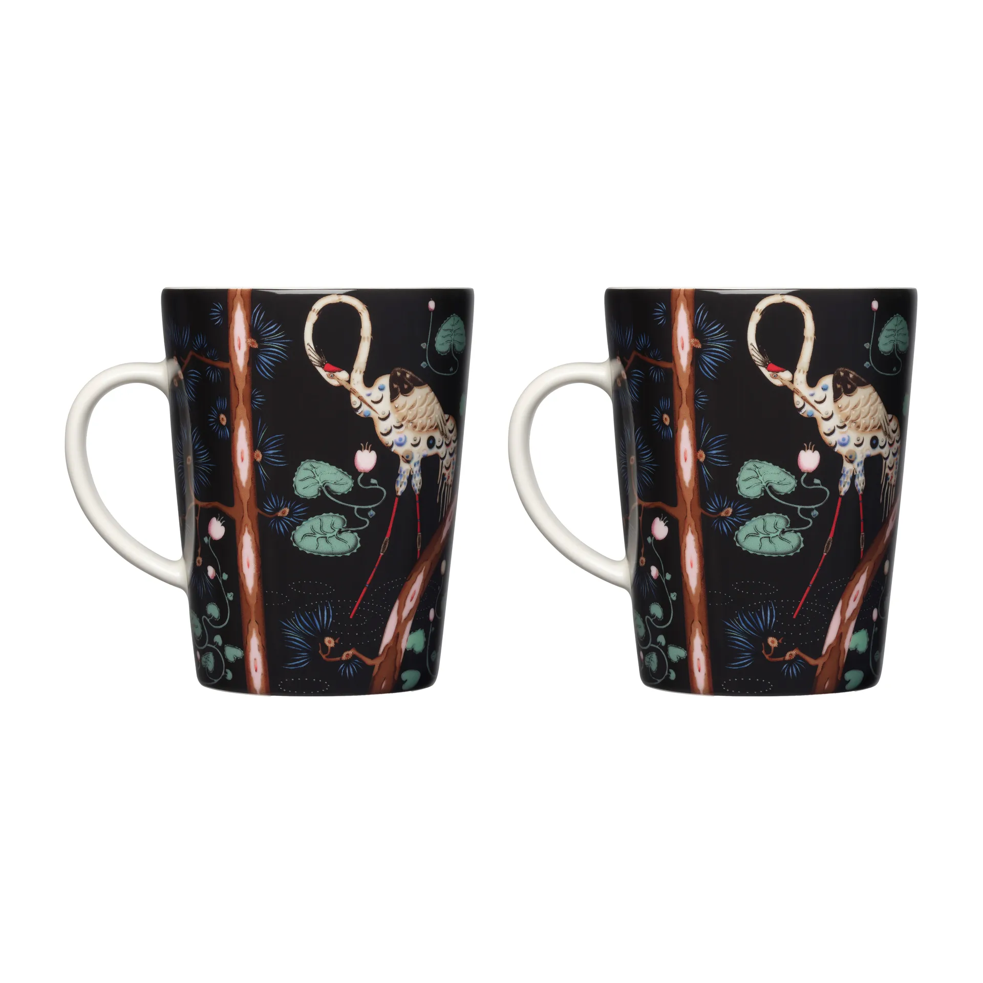 Taika Tasse 40cl 15-jähriges Jubiläum Geschenkset 2er Pack, Schwarz Iittala