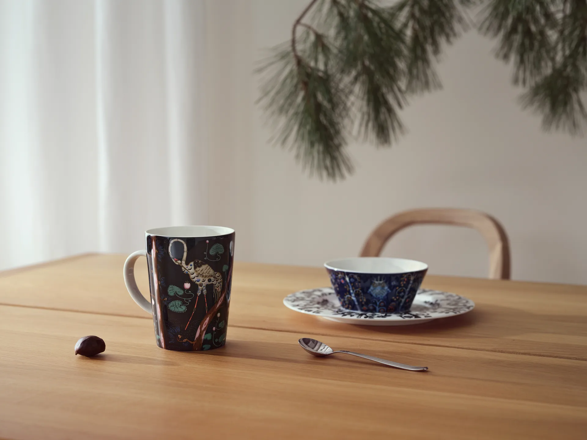 Taika Tasse 40cl 15-jähriges Jubiläum Geschenkset 2er Pack, Schwarz Iittala