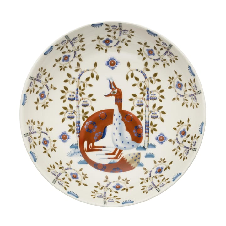 Taika tiefer Teller 22cm, Weiß gemustert Iittala