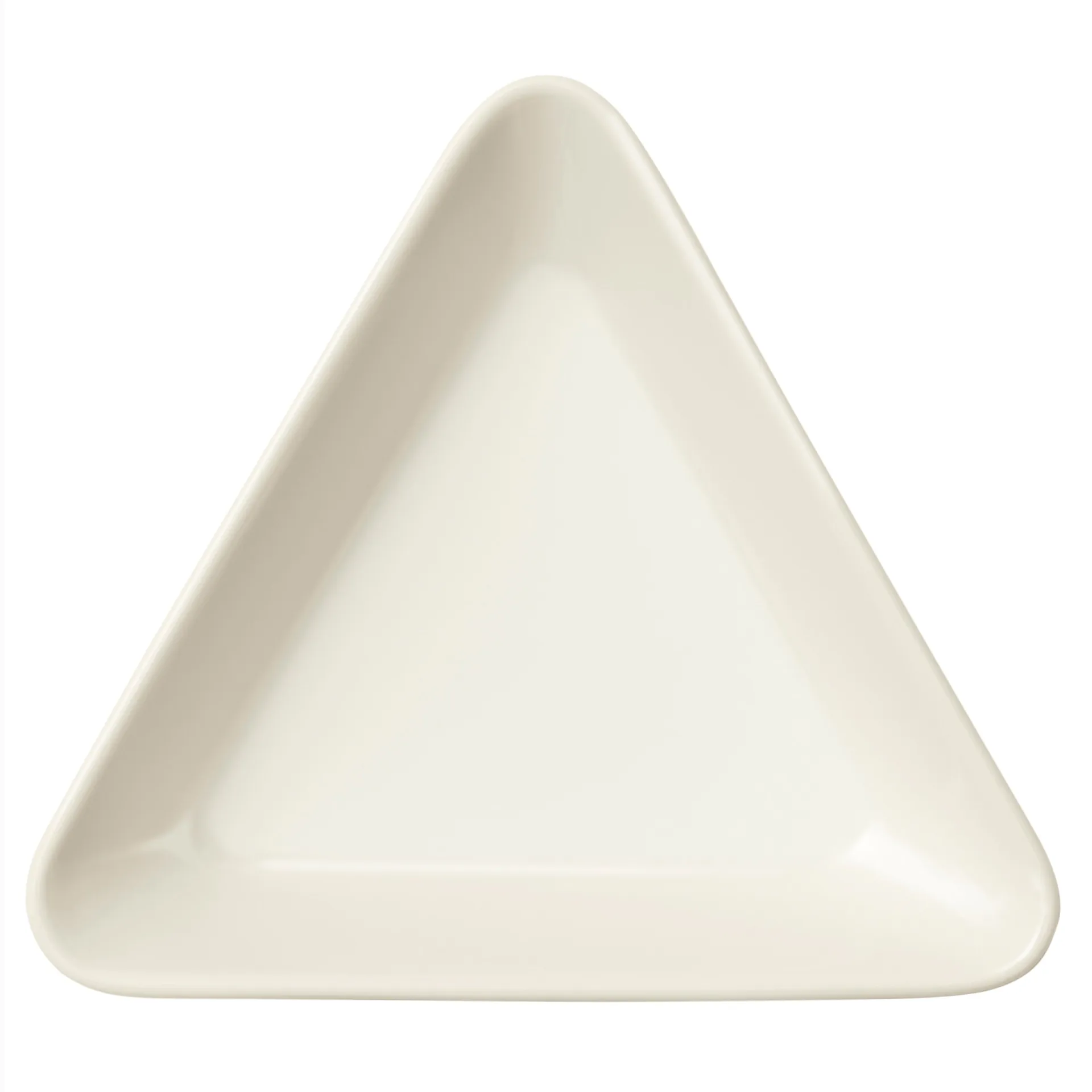 Teema dreieckiger Teller weiß, Weiß Iittala