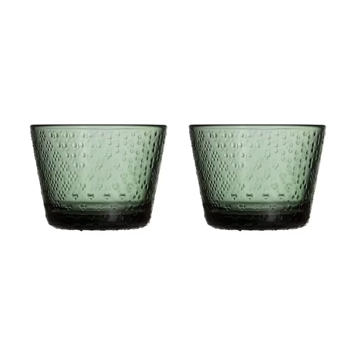 Tundra Wasserglas 16cl 2er Pack - Tannengrün - Iittala