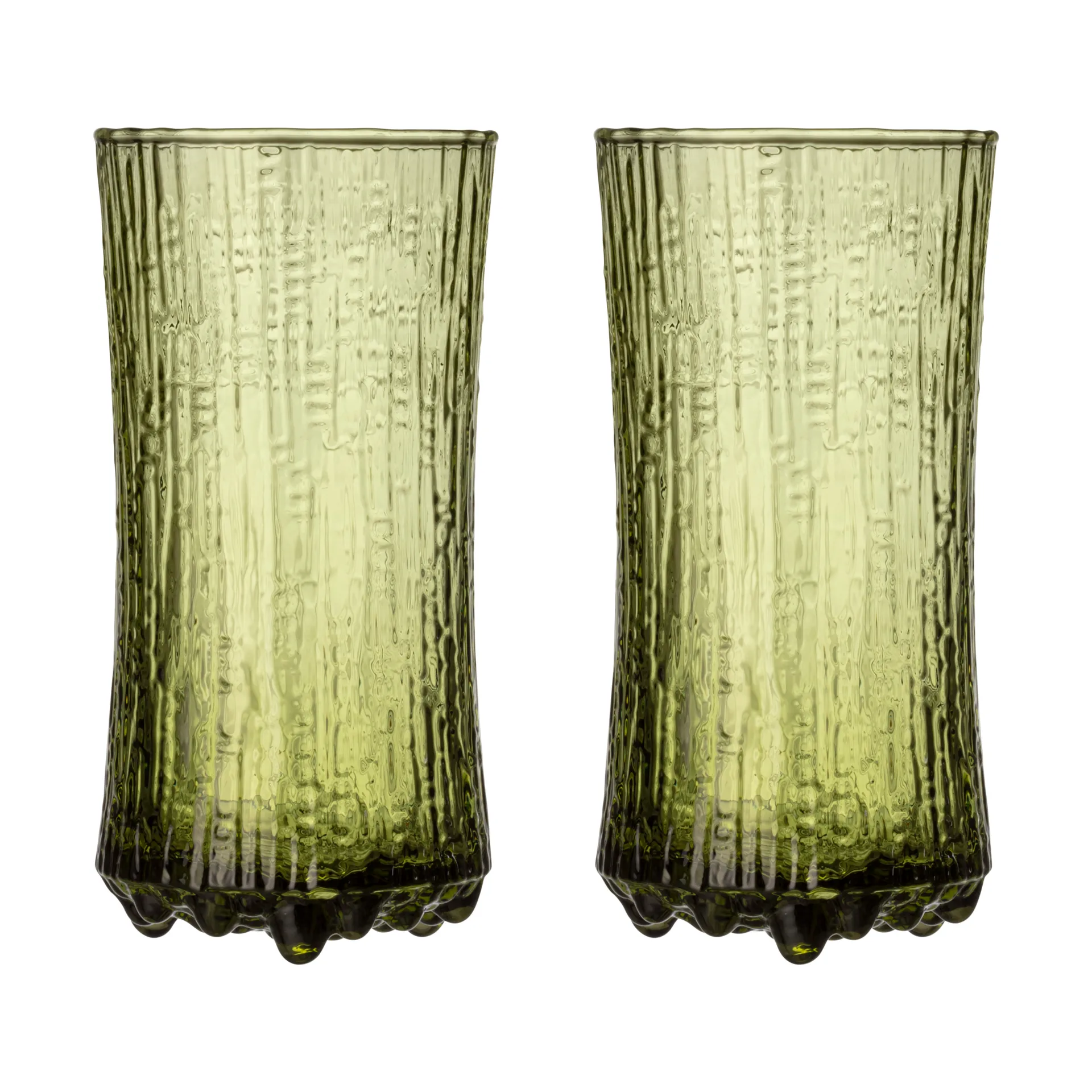 Ultima Thule Champagnerglas finnischer Sand 18 cl 2er-Pack, Grün Iittala