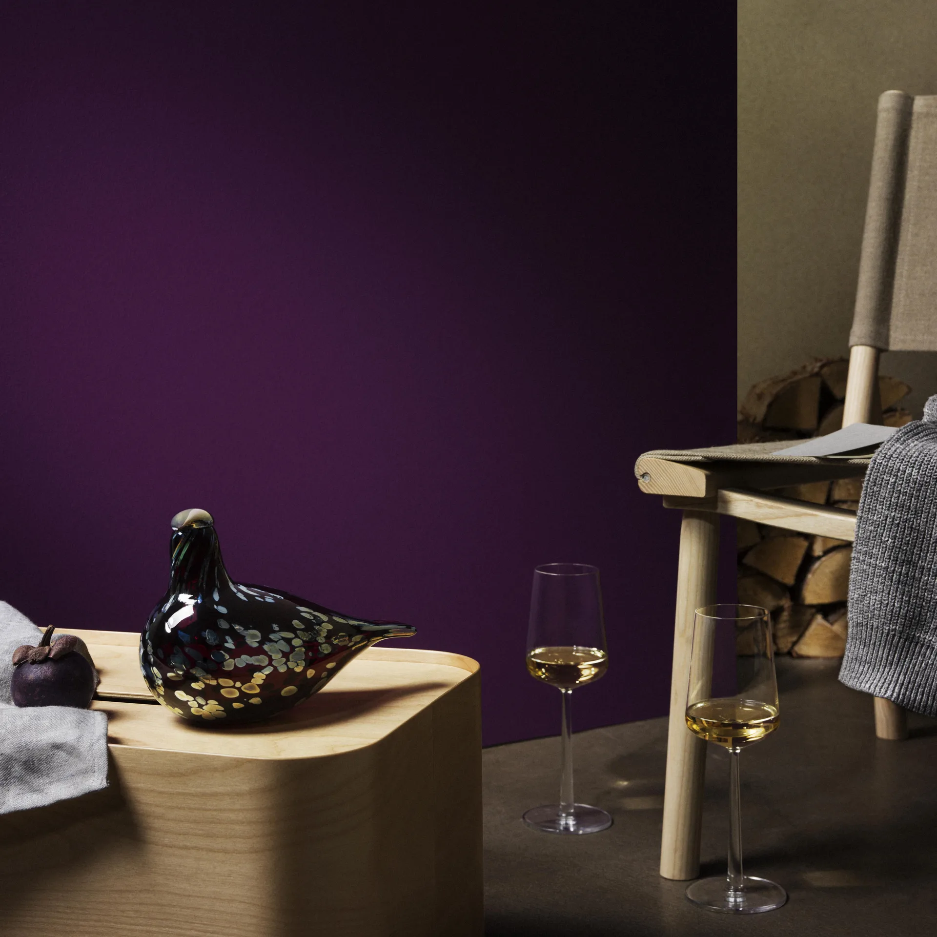 Vakka Verwahrungsbox groß, Birkenfurnier Iittala