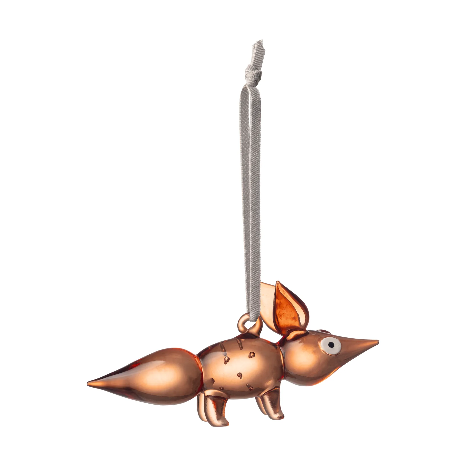 Vulpes Glasdekoration 11,5 cm, Braun Iittala