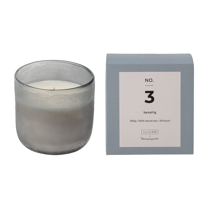 NO. 3 Santal Fig Duftkerze - 390 g + Giftbox - Illume x Bloomingville