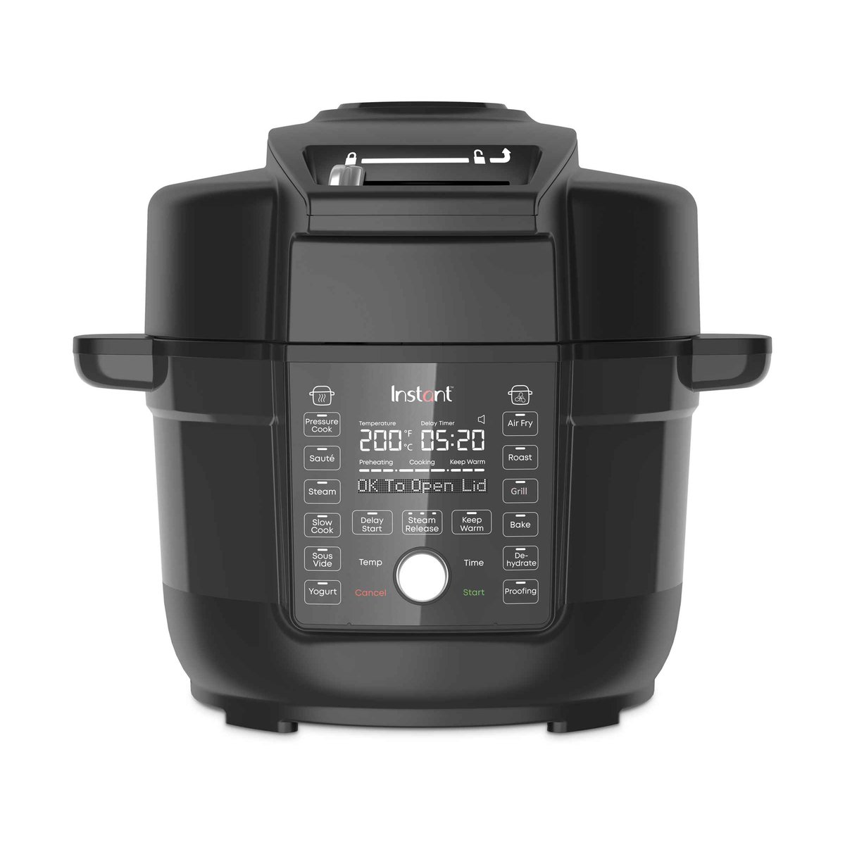 Instant Pot Instant Pot Duo Crisp Ultimate Airfryer-Deckel 6,2 L. Black