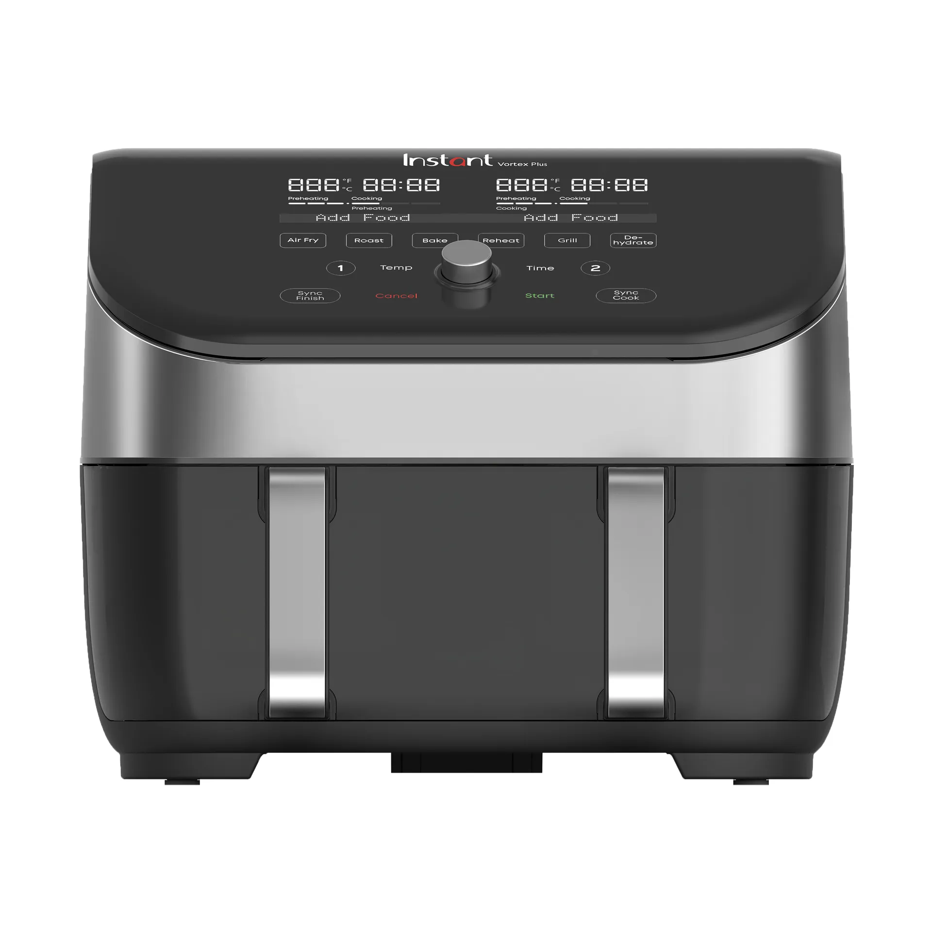 Instant Pot Vortex VersaZone Heißluftfritteuse 8,5 L, Black Instant Pot