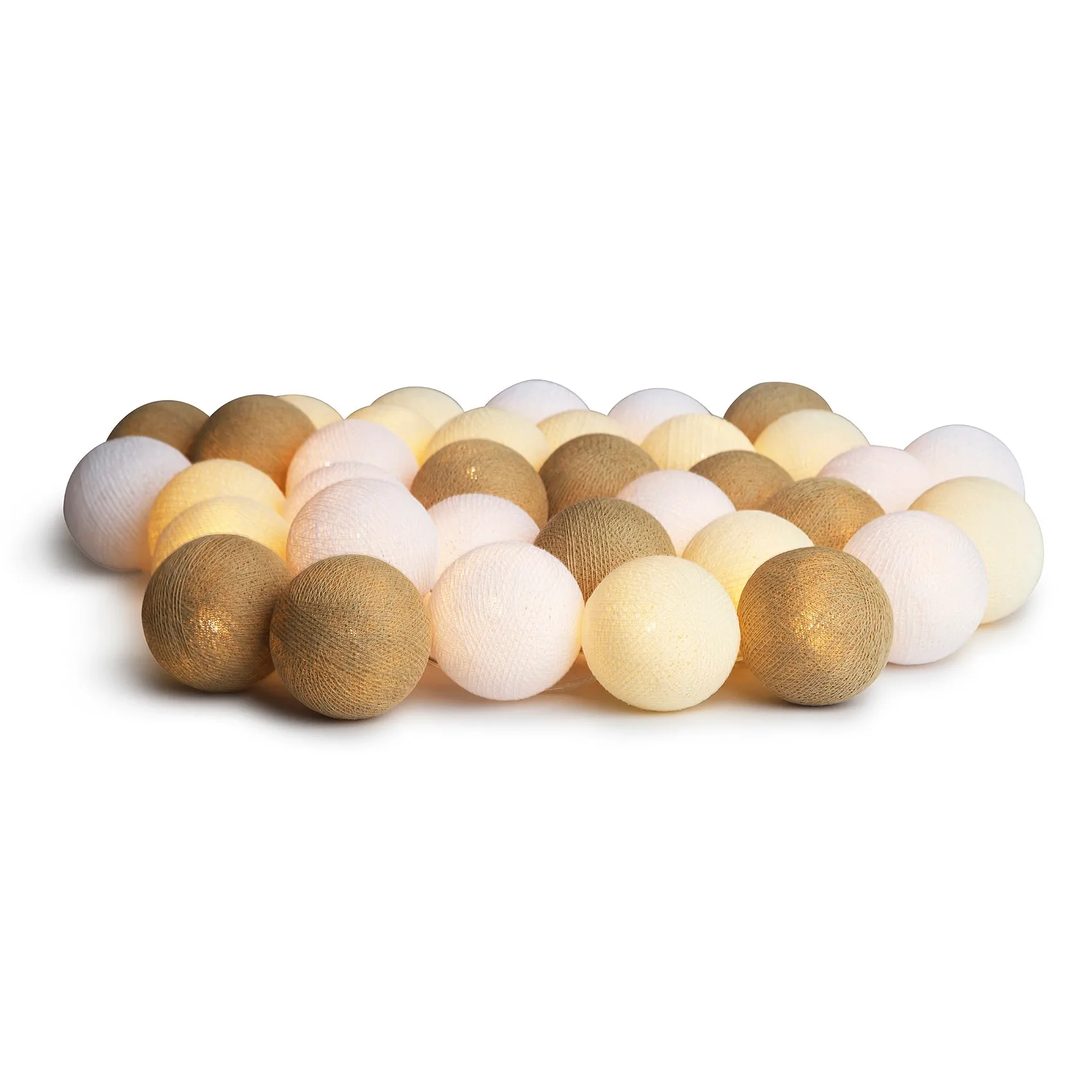 Irislights Creamy White, 20 Kugeln Irislights