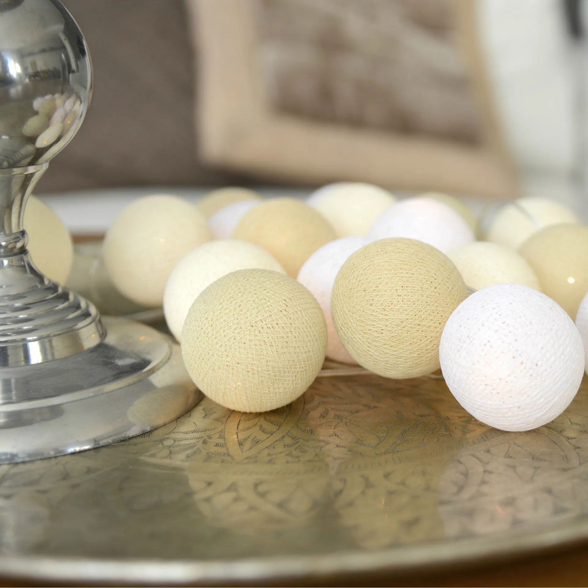 Irislights Creamy White, 20 Kugeln Irislights