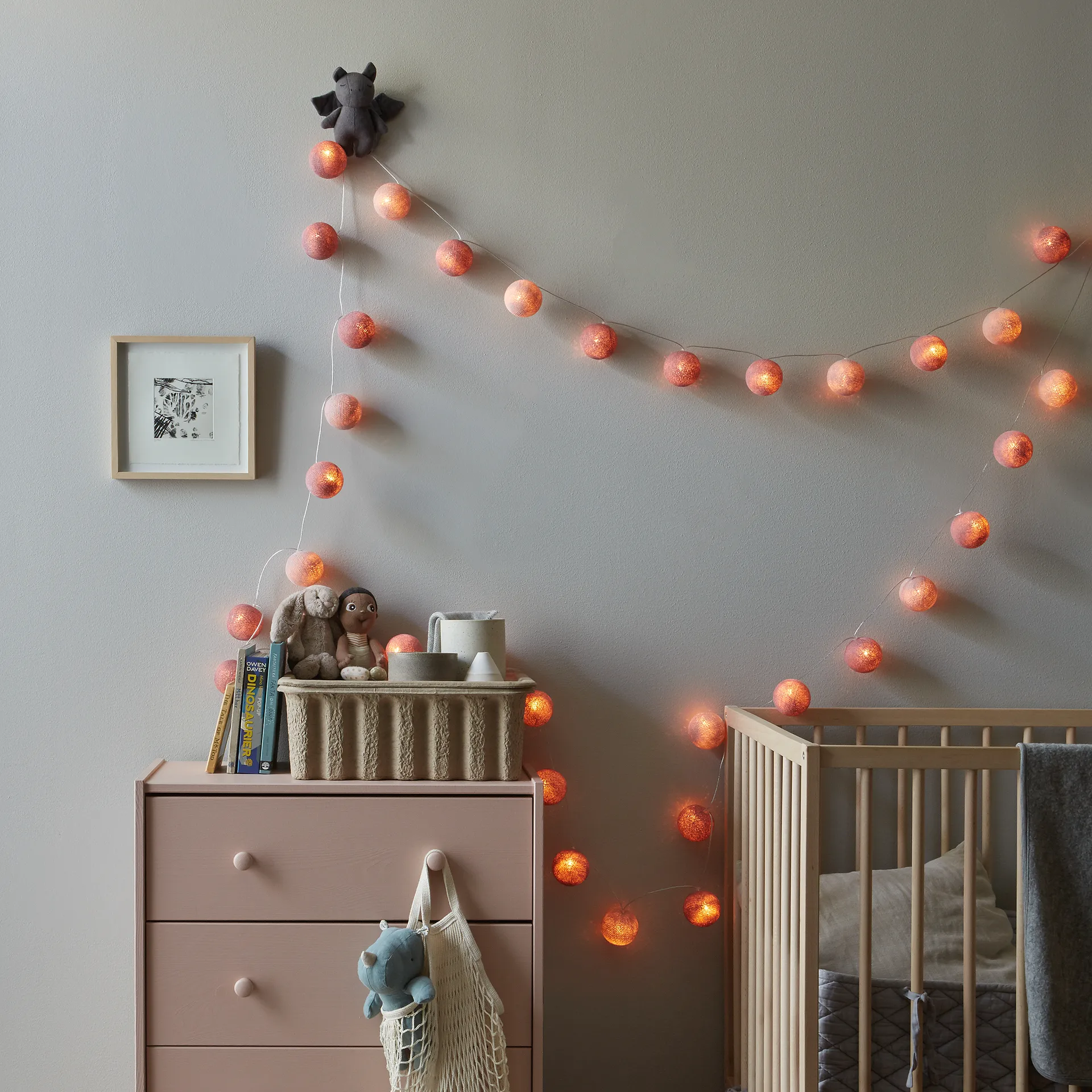 Irislights French rosa, 20 Kugeln Irislights