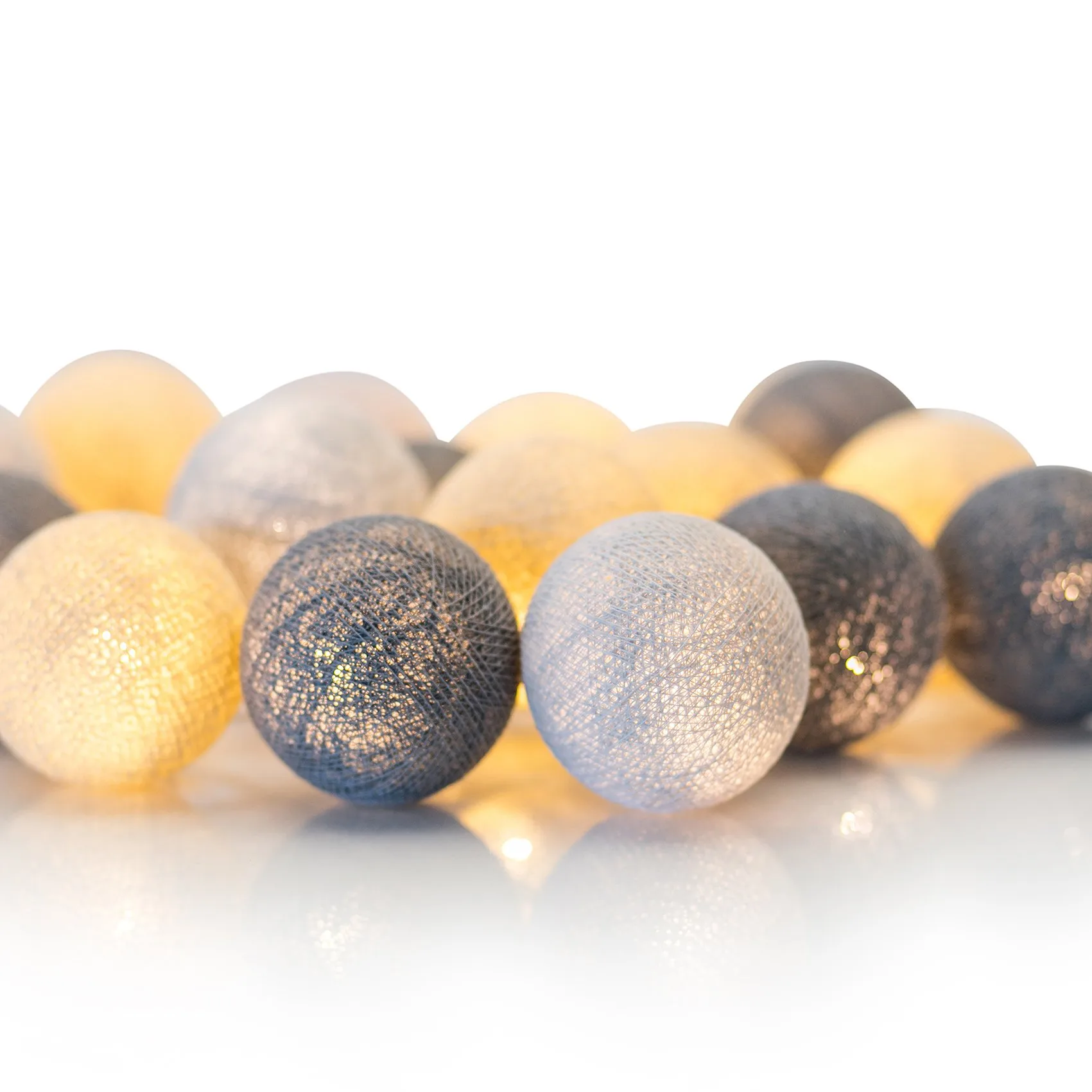 Irislights Greige, 35 Kugeln Irislights