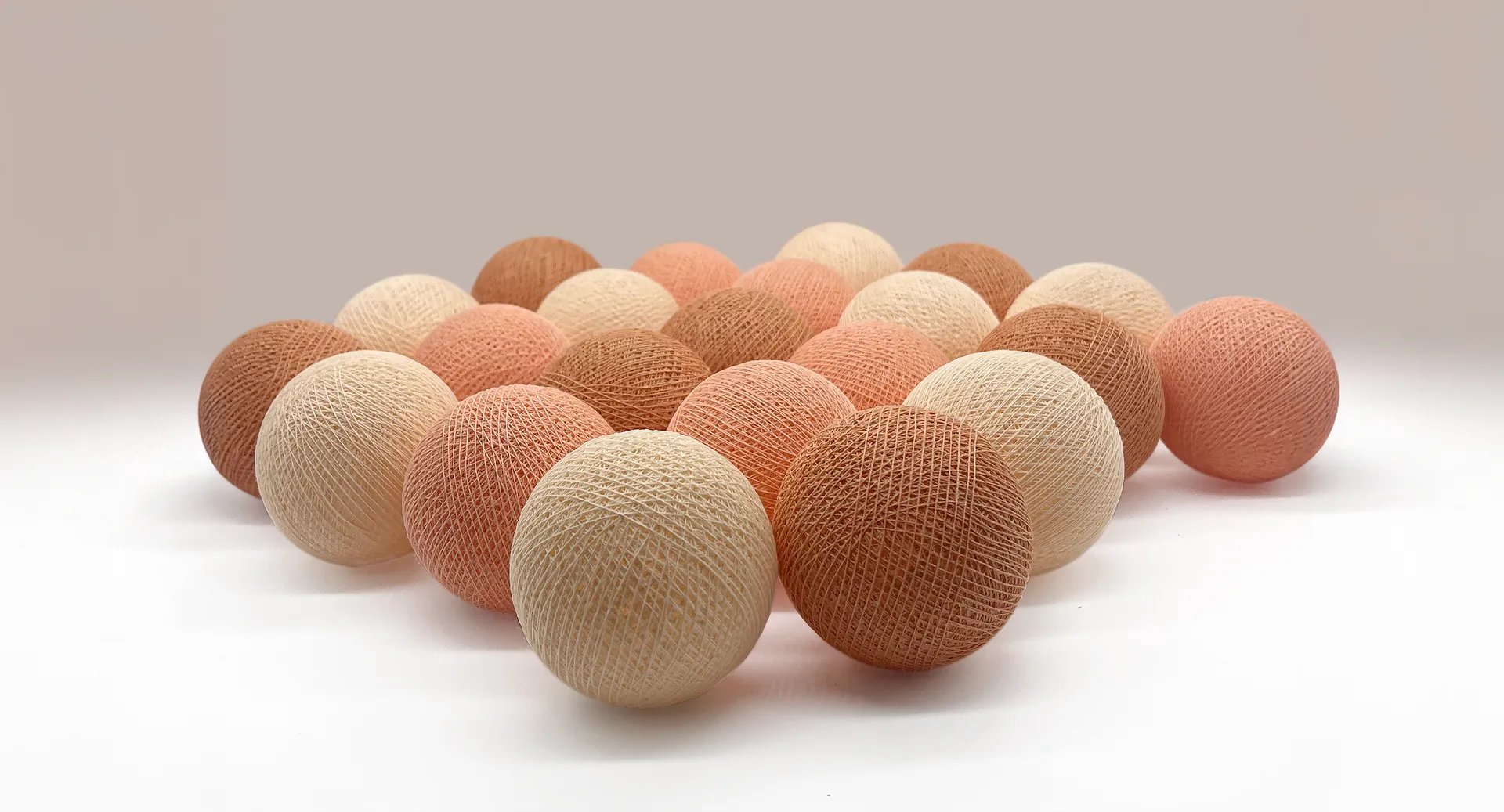 Irislights Lichterkette, Peach, 20 Kugeln Irislights