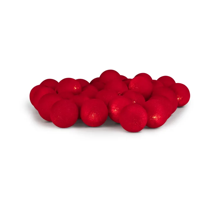Irislights Lichterkette - Simply red, 20 Kugeln - Irislights