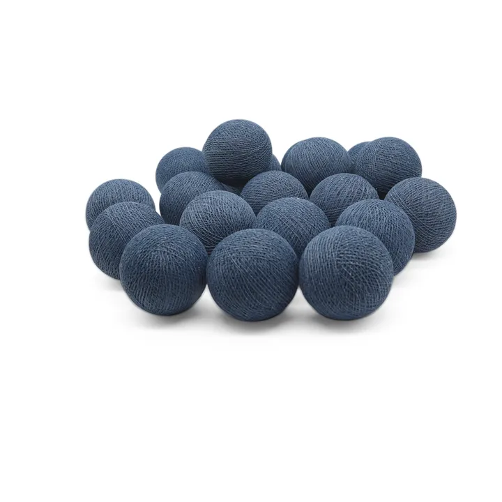 Irislights Lichterkette - Vintage blue, 35 Kugeln - Irislights