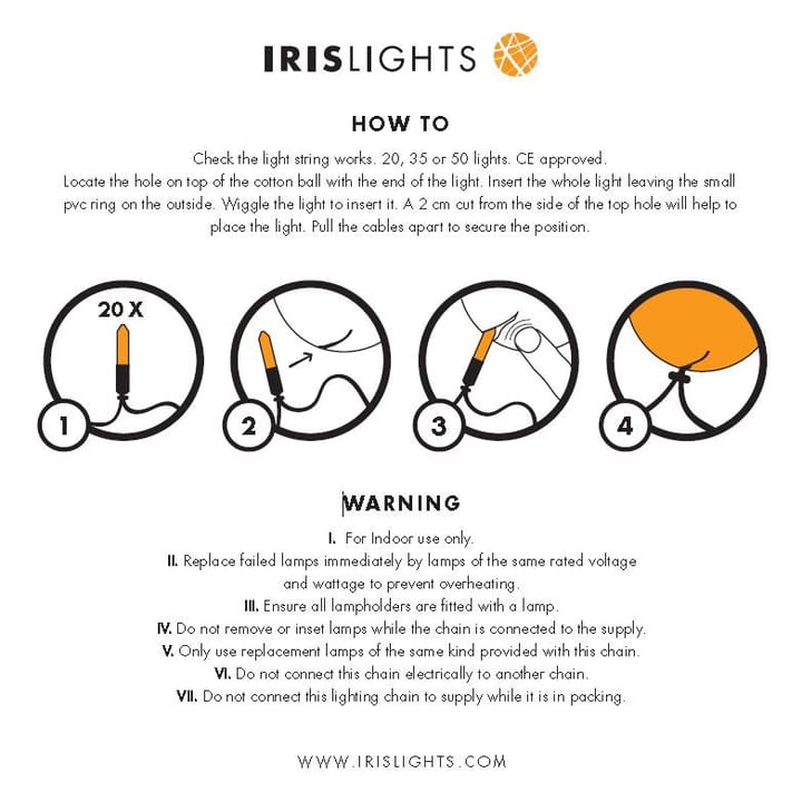 Irislights Spring - 35 Kugeln - Irislights