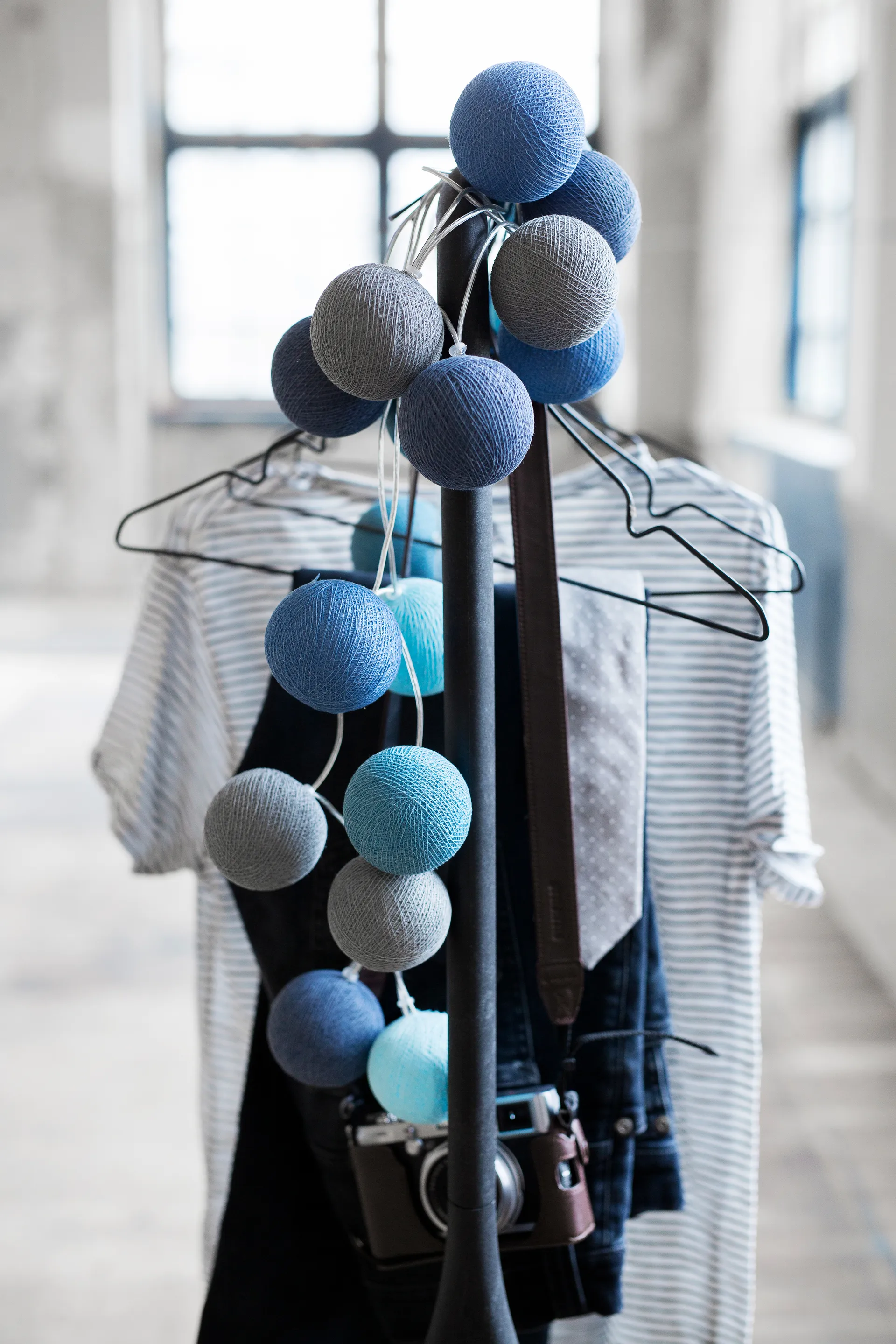 Oceans Blue 20-Lichter 390 cm, Blau Irislights